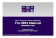 The Purple Perspective: The 2012 Election