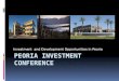 City of Peoria, AZ- Investment conference