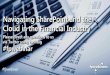Navigating SharePoint and the Cloud in the Financial Industry