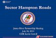U.S. Coast Guard Sector Hampton Roads Presentation for James River Partnership