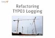 Refactoring TYPO3 Logging