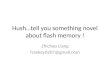 Hush…tell you something novel about flash memory
