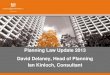 Planning law update 2013