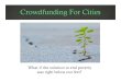 Crowdfunding For Cities