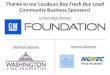 PEC's 2013 Loudoun Buy Fresh Buy Local Sponsors