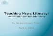 Opening (Teaching News Literacy)