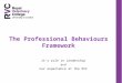 Development Conference 2014, The Professional Behaviours Framework,Ian Darker and Julie Clark