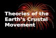 Theories of the earth's crustal movement powerpoint