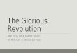 The glorious revolution ppt