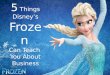 5 Things Disney's Frozen Can Teach you about Business