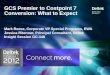 Deltek Insight 2012: GCS Premier to Costpoint 7 Conversion: What to Expect