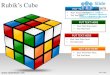 Rubiks cubes building blocks stacked powerpoint ppt slides