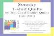 Sorority T-shirt Quilts Photos