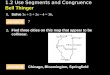 1.2 use segments and congruence