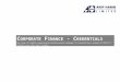 Corporate Finance Credentials - Arif Habib Limited