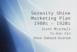 Serentity Shine Marketing Plan Ppt