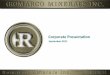 Romarco Corporate Presentation - September 2011