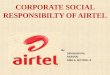 Corporate Social Responsibilities of Airtel