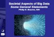 Societal aspects of Big Data