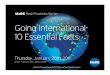 MaRS Best Practices: Going International - 10 Essential Facts, Qamar Rizvi