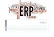 ERP II - Enterprise Resource Planning ( Sistemas Integrados de Gestão Empresarial)