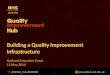 Building a quality improvement infrastructure