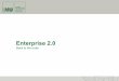 Enterprise 2.0 - back to the roots / Dr. Werner Degenhardt (LMU) / #e20muc 2014-03-19