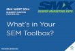 What’s in Your SEM Toolbox