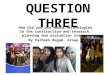 Question three Evaluation