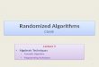 Lecture 5-cs648 Randomized Algorithms