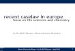 Recent Patent Caselaw in Europe