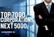 Top 7000 Corporations and The Next 5000 (LIS 71)
