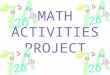 Math activities project