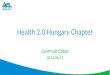 Health 2.0 Hungary Chapter meeting - Gabor Gyarmati