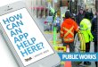 How can an app help Public Works Departments?