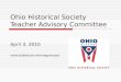 April 3rd OHS Teacher Advisory Committee Meeting