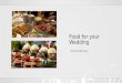 Food for your wedding
