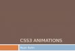 Css3 animations