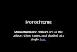 Monochromatic c olours