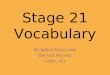 Stage 21 Vocabulary Final With Latin And English Voice