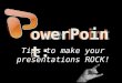 Don’ts of power point presentations