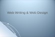 Web writing & web design