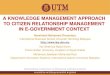 Citizen Relationship Management