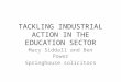 Tackling industrial action in the education sector 2