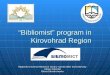 “Bibliomist” program in Kirovohrad Region