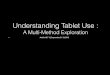 Understanding tablet use:  A multi-method exploration
