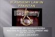 Blasphemy law in pakistan