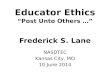 2014-06-10 Educator Ethics [NASDTEC]