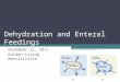 Dehydration And Enteral Feedings