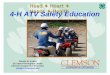 ATV Safety Summit: Tranining Innovations - 4-H ATV Safety Training (South Carolina)